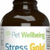 Cat Vitamins & Supplements * | Outlet Pet Wellbeing Stress Gold Bacon Flavored Liquid Calming Supplement For Dogs & Cats, 2-Oz Bottle