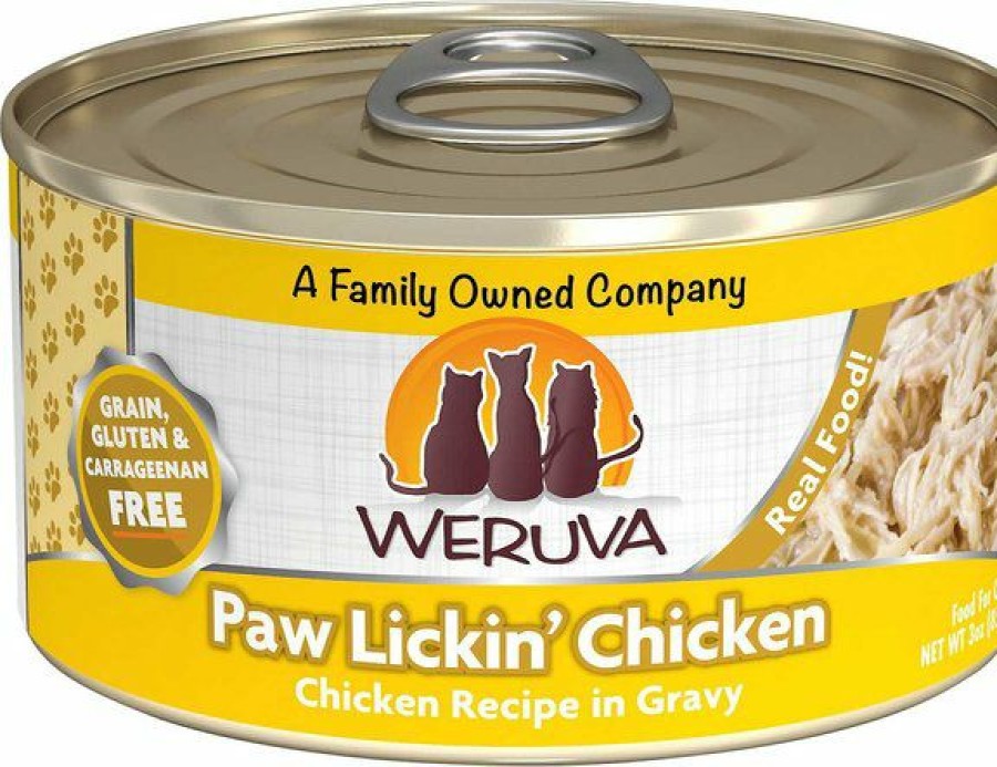 Cat Vitamins & Supplements * | Discount Bundle: Weruva Paw Lickin' Chicken In Gravy Grain-Free Canned Cat Food, 3-Oz, Case Of 24 + Purina Pro Plan Veterinary Diets Fortiflora Powder Digestive Supplement For Cats, 30 Count