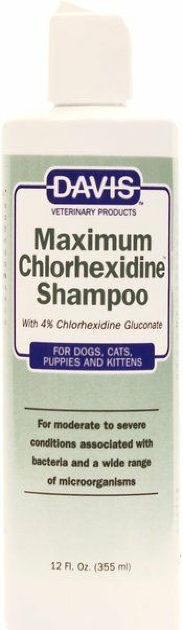 Cat Grooming * | New Davis Maximum Chlorhexidine Dog & Cat Shampoo, 12-Oz Bottle