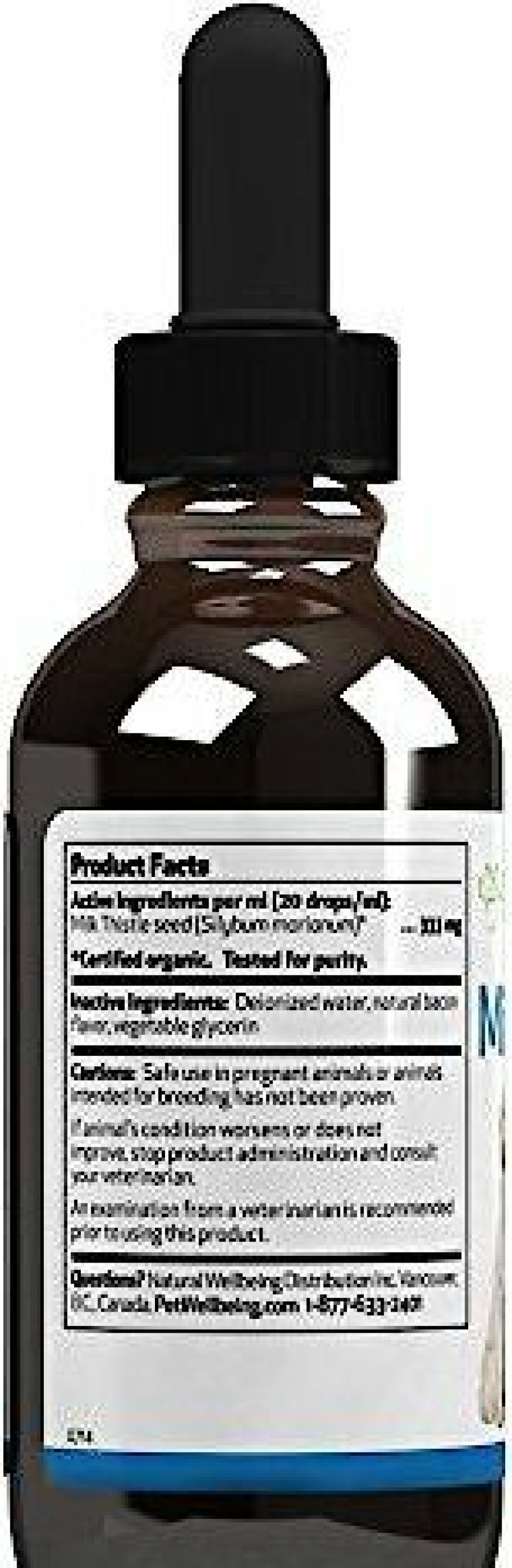 Cat Vitamins & Supplements * | Outlet Pet Wellbeing Milk Thistle Bacon Flavored Liquid Liver Supplement For Dogs & Cats, 2-Oz Bottle