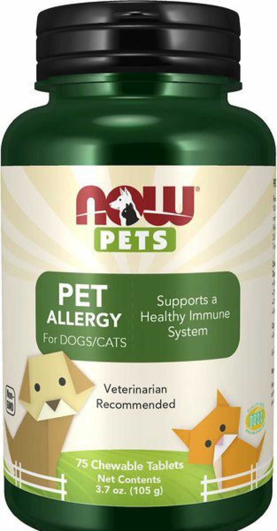 Cat Vitamins & Supplements * | Shop Now Pets Pet Allergy Dog & Cat Supplement, 75 Count