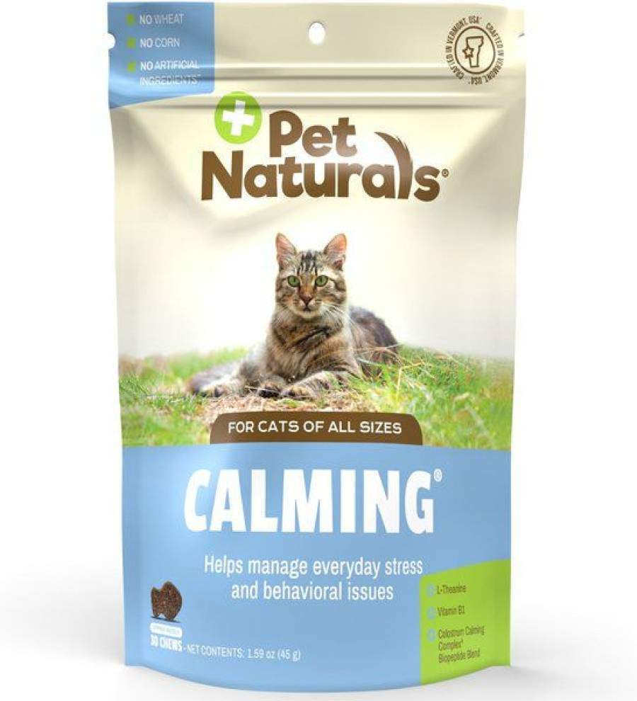 Cat Vitamins & Supplements * | Shop Pet Naturals Calming Cat Chews, 30 Count