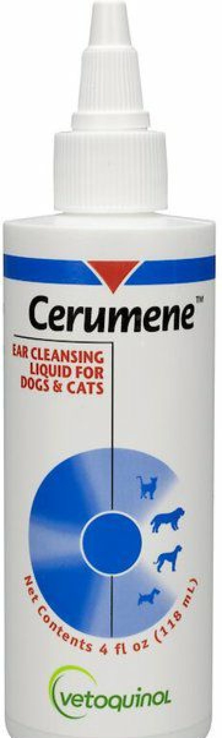 Cat Healthcare * | New Vetoquinol Cerumene Ear Cleaner For Dogs & Cats, 4-Oz Bottle