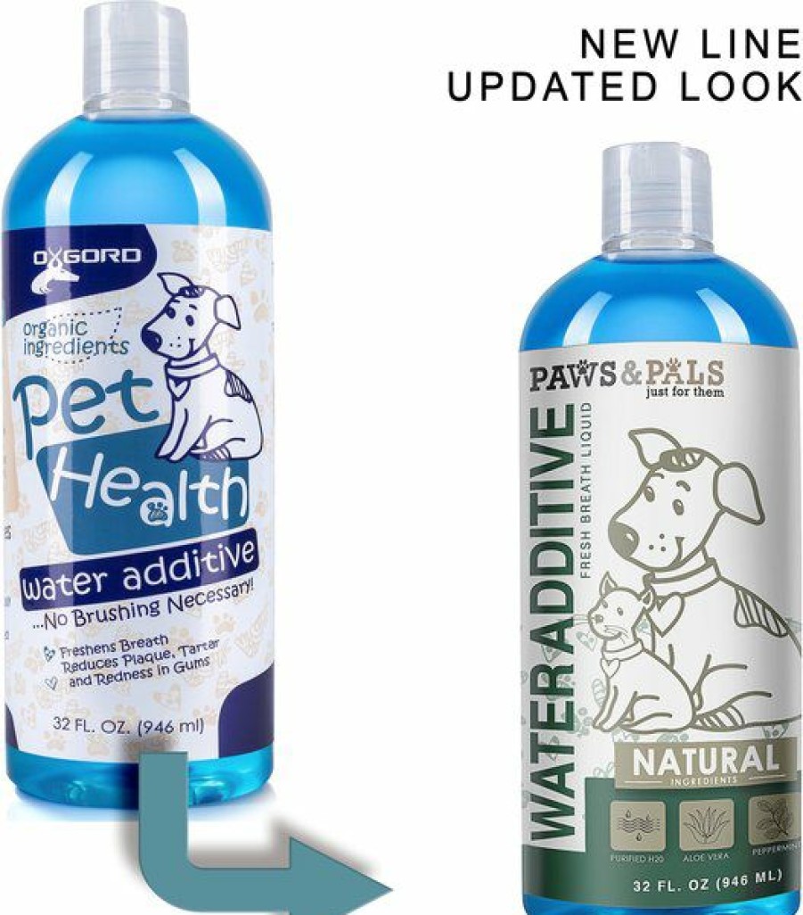 Cat Healthcare * | New Paws & Pals Paws & Pawls Natural Dog & Cat Dental Water Additive, 32-Oz Bottle