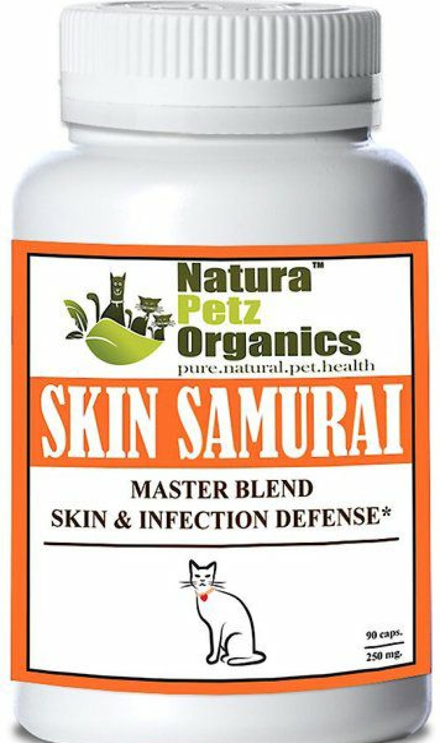 Cat Vitamins & Supplements * | Limited Edition Natura Petz Organics Skin Samurai Cat Supplement