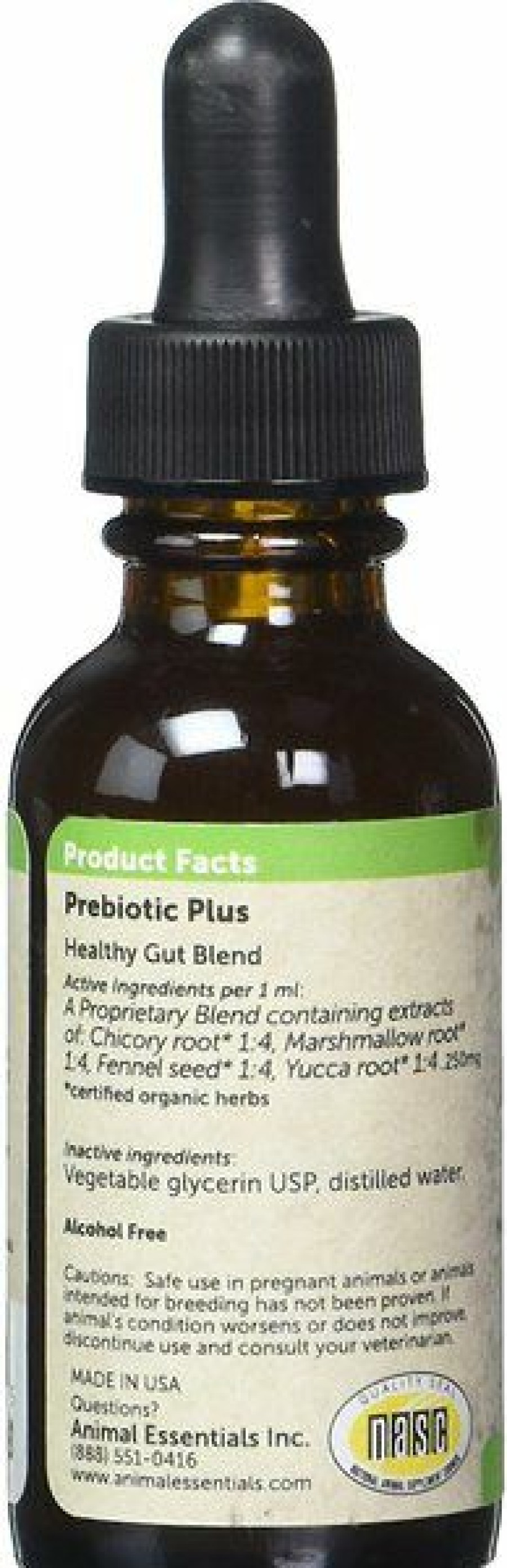 Cat Vitamins & Supplements * | Limited Edition Animal Essentials Healthy Gut Herbal Prebiotic Dog & Cat Supplement, 1-Oz Bottle