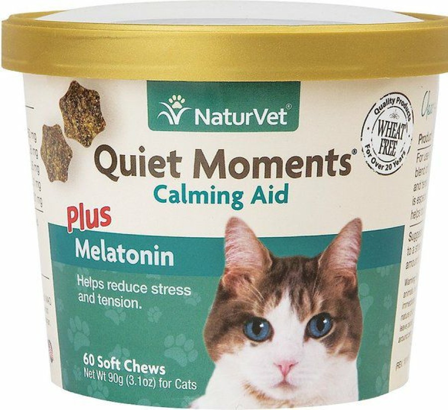 Cat Vitamins & Supplements * | Discount Naturvet Quiet Moments Soft Chews Calming Supplement For Cats