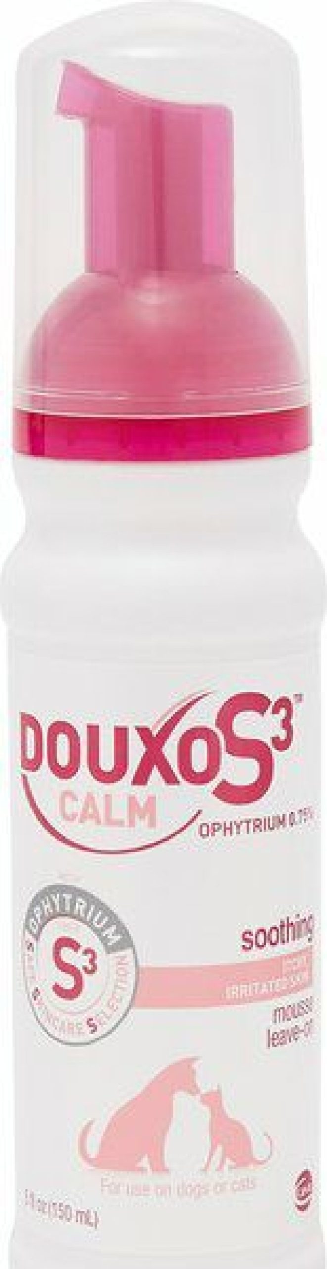 Cat Healthcare * | Shop Douxo S3 Calm Soothing Itchy, Hydrated Skin Dog & Cat Mousse, 5.1-Oz Bottle