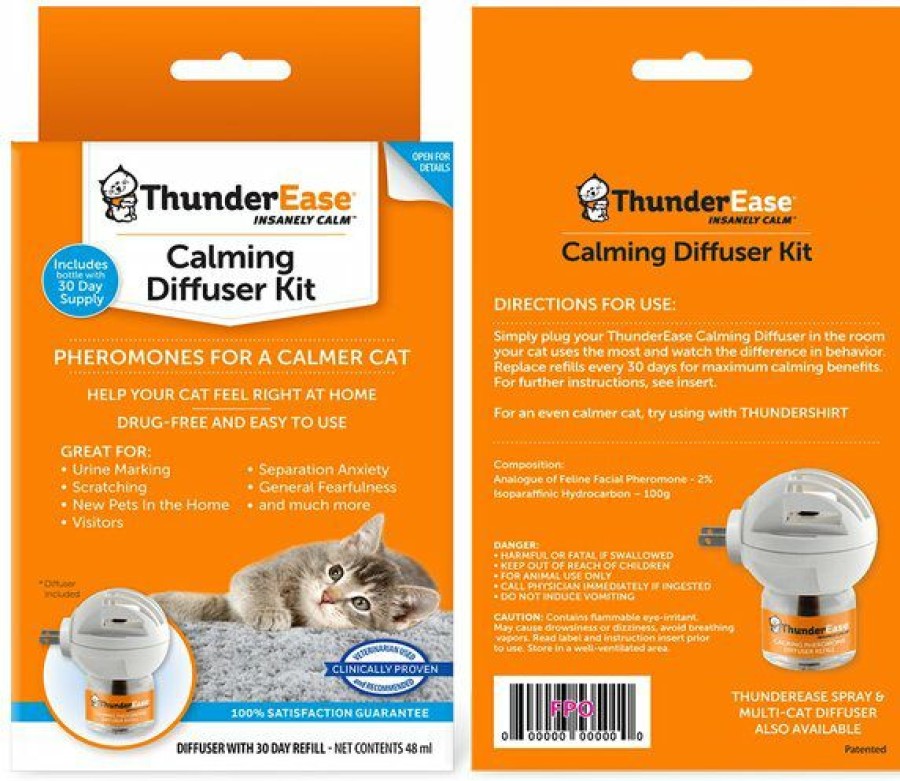 Cat Healthcare * | Outlet Thunderease Calming Diffuser For Cats, 30 Day