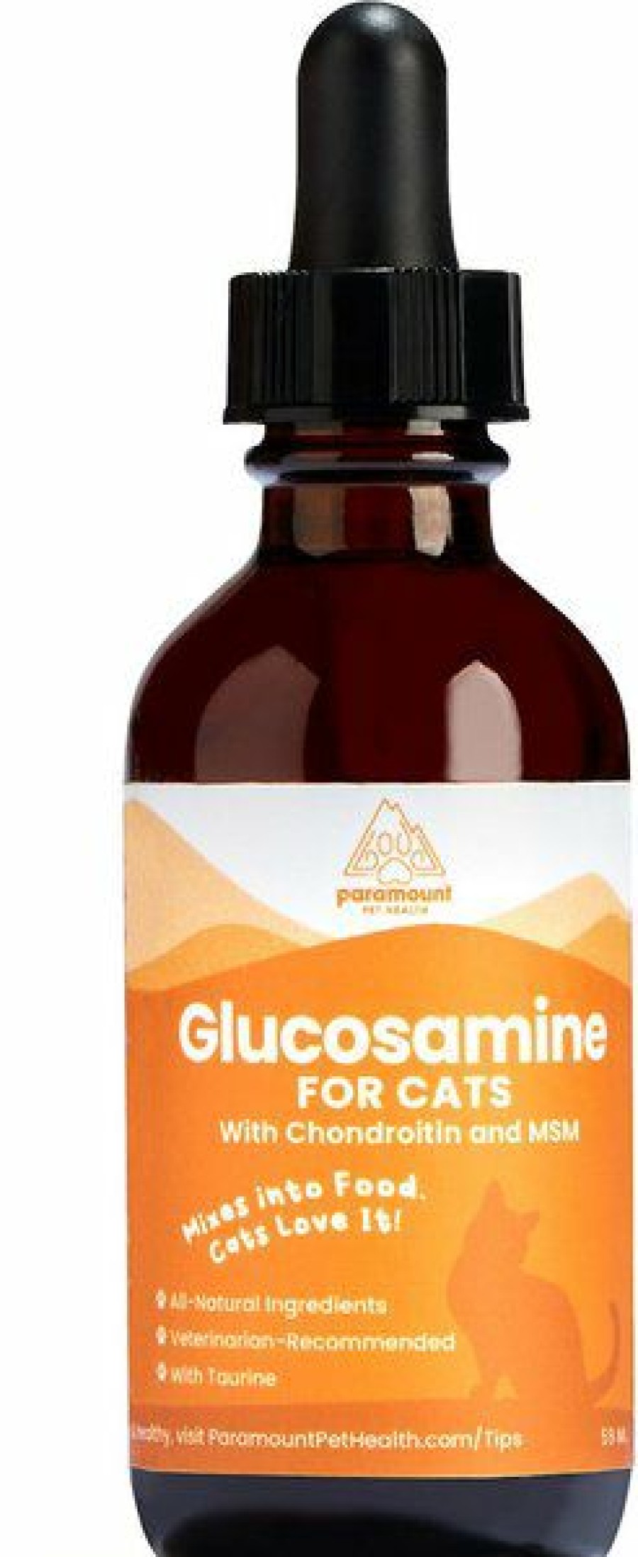 Cat Vitamins & Supplements * | Shop Paramount Pet Health Glucosamine Cat Supplement, 2-Oz Bottle