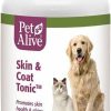 Cat Vitamins & Supplements * | Limited Edition Petalive Skin & Coat Tonic Shiny & Glossy Fur Dog & Cat Supplement, 60 Count