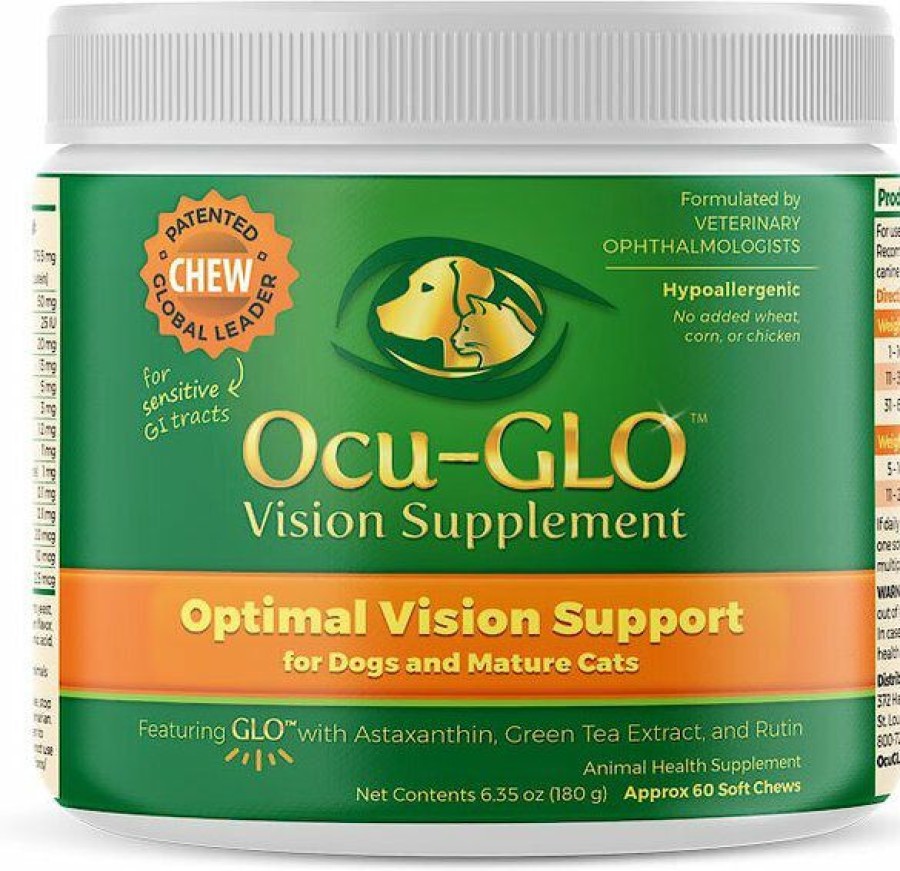 Cat Vitamins & Supplements * | Store Animal Necessity Ocu-Glo Vision Support Soft Chew Dog & Cat Supplement