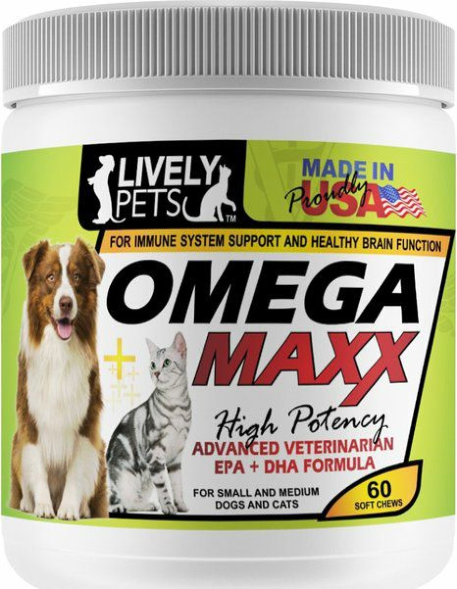 Cat Vitamins & Supplements * | Discount Lively Pets Omega Maxx Fish Oil Small & Medium Dog Soft Chews