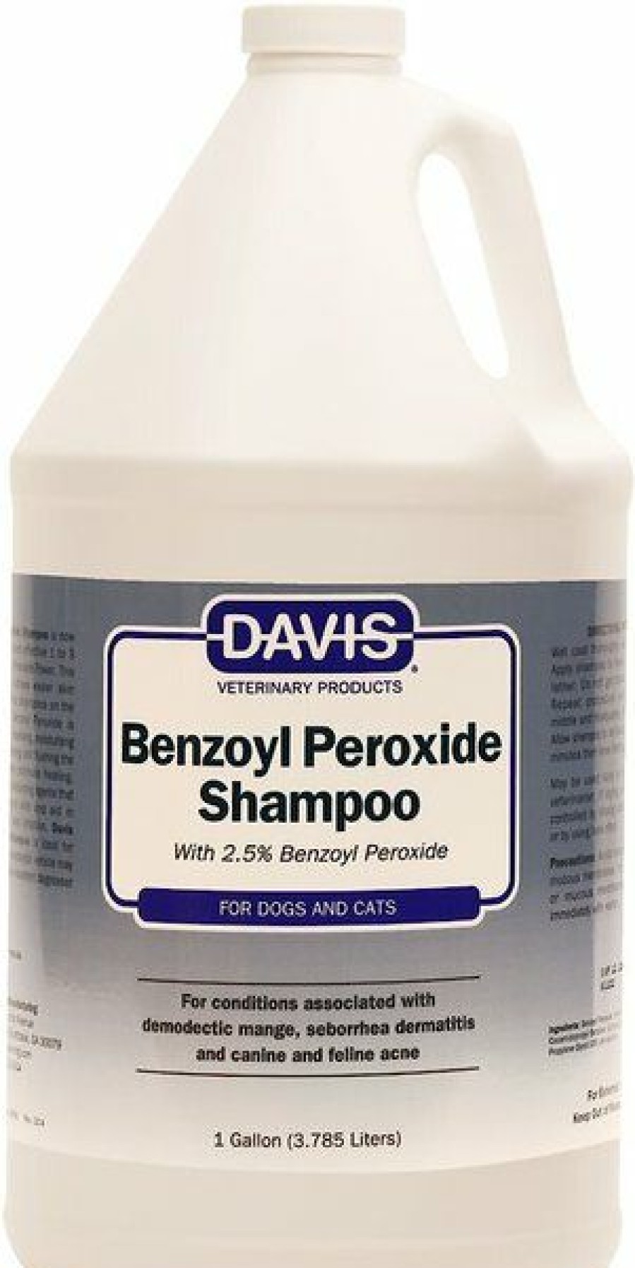 Cat Healthcare * | New Davis Benzoyl Peroxide Dog & Cat Shampoo, 1-Gal Bottle