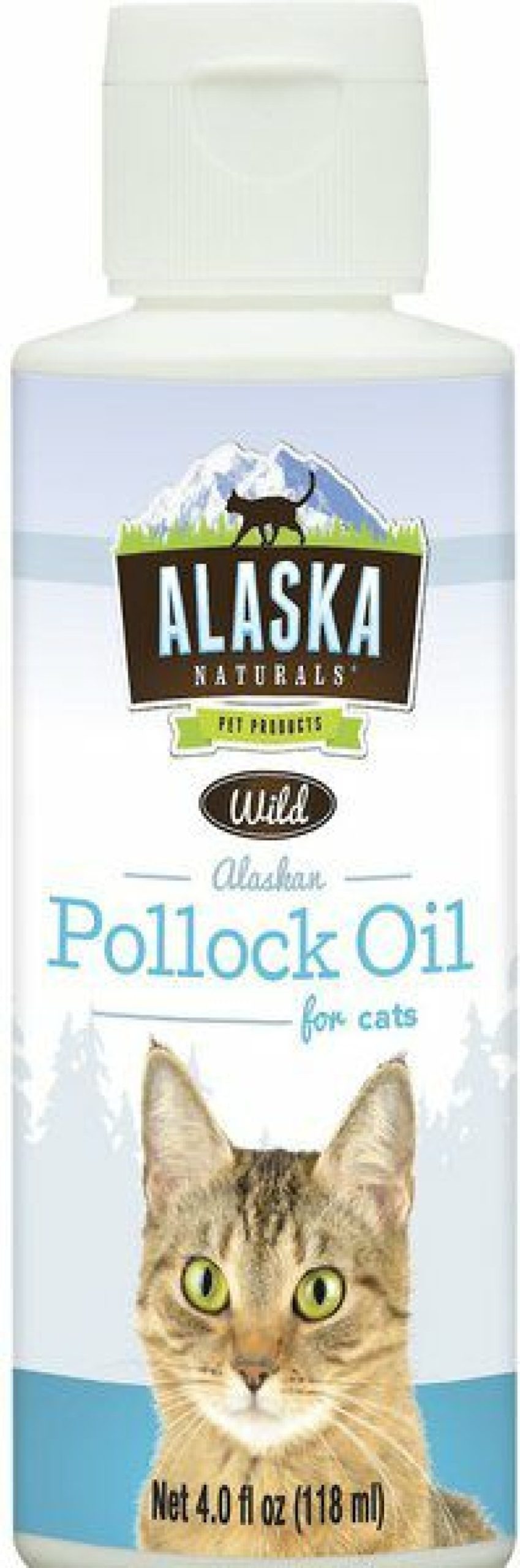 Cat Vitamins & Supplements * | Store Alaska Naturals Wild Alaskan Pollock Oil Natural Cat Supplement, 4-Oz Bottle