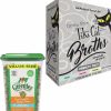 Cat Healthcare * | New Bundle: Greenies Feline Oven Roasted Chicken Flavor Adult Dental Cat Treats, 9.75-Oz Tub + Tiki Cat Broths Variety Pack Grain-Free Wet Cat Food Topper, 1.3-Oz Pouch, Case Of 12