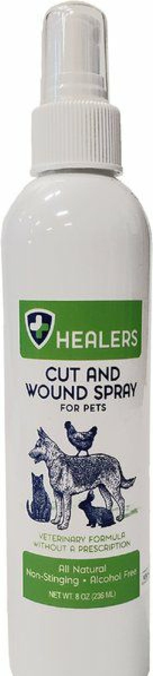 Cat Healthcare * | New Healers Cut & Wound Spray For Dogs & Cats