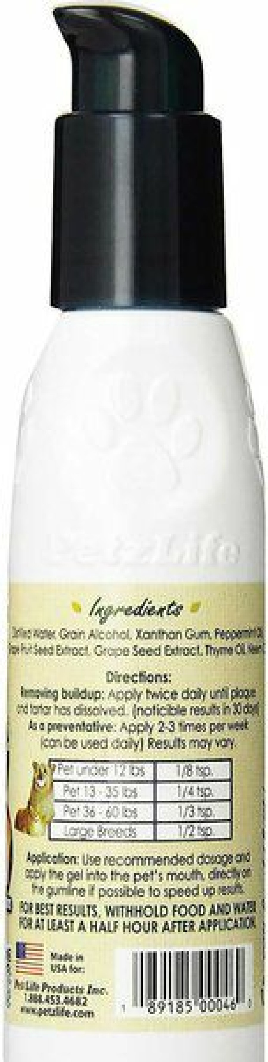 Cat Healthcare * | Store Petzlife Complete Oral Care Peppermint Flavor Dog & Cat Dental Gel, 4-Oz Bottle