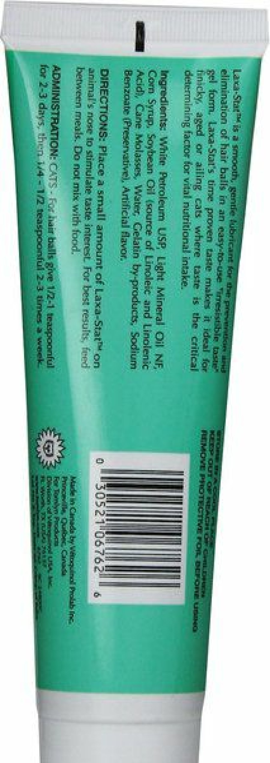 Cat Vitamins & Supplements * | New Tomlyn Laxa-Stat Gel Hairball Control Supplement For Cats, 4.25-Oz Tube