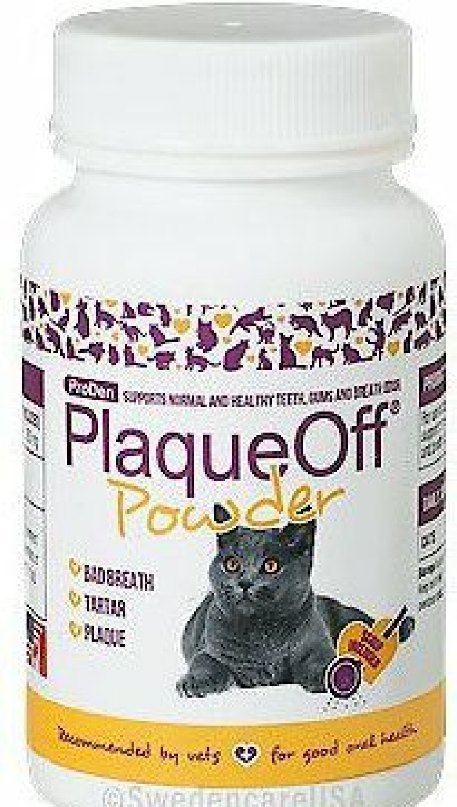 Cat Vitamins & Supplements * | Discount Proden Plaqueoff Powder Cat Supplement, 40G Bottle