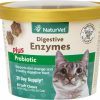 Cat Vitamins & Supplements * | Store Naturvet Digestive Enzymes Plus Probiotic Soft Chews Digestive Supplement For Cats, 60 Count